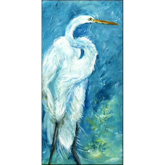 Carolines Treasures Bruce the Egret Floor Runner, 58hx28w, Multicolor