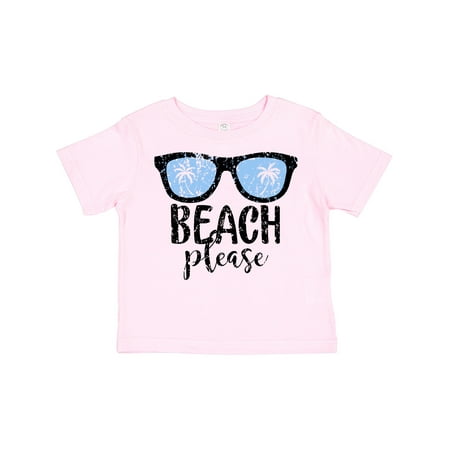 

Inktastic Beach Please Sunglasses Gift Toddler Boy or Toddler Girl T-Shirt