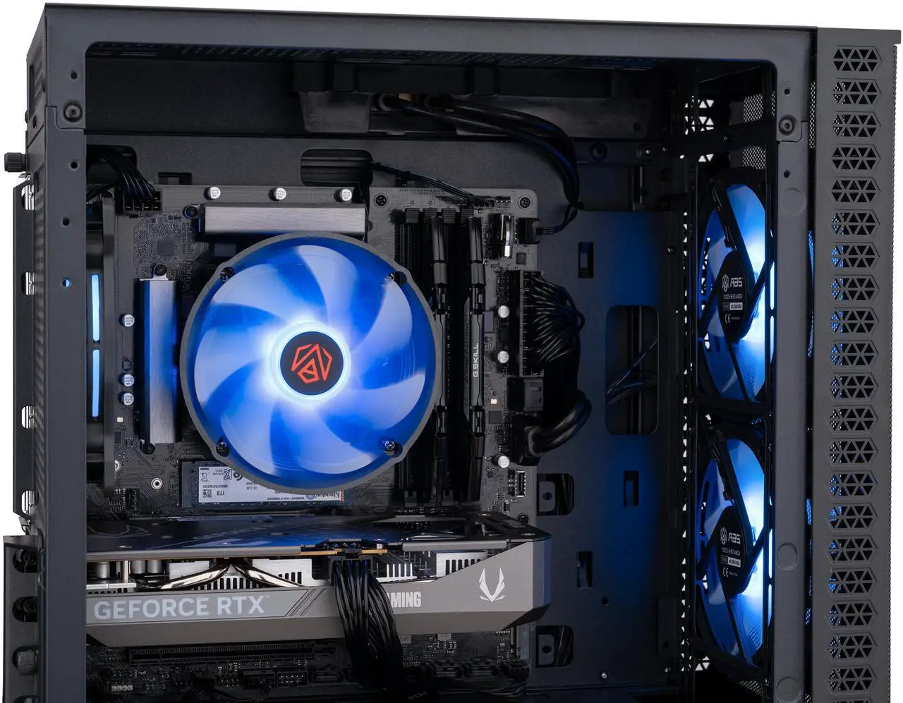 ABS Cyclone Aqua Gaming PC - Windows 11 - Intel Core i5-14400F - RTX 5060 8GB - DLSS 4 - AI-Powered Performance - 32GB DDR4 3200 - 1TB M.2 NVMe SSD - CA14400F50605