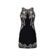 thumbnail image 1 of Vestido bellabarnetten Eleni sin mangas con cuello redondo bordado, 1 of 7