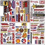Graphic Racing Sticker Decal Motocross ATV Dirt 6 Sheets Set#5