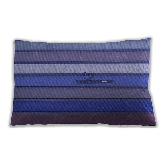Ahgly Company Outdoor Rectangular Contemporary Lumbar Throw Pillow, 13 inch by 19 inch