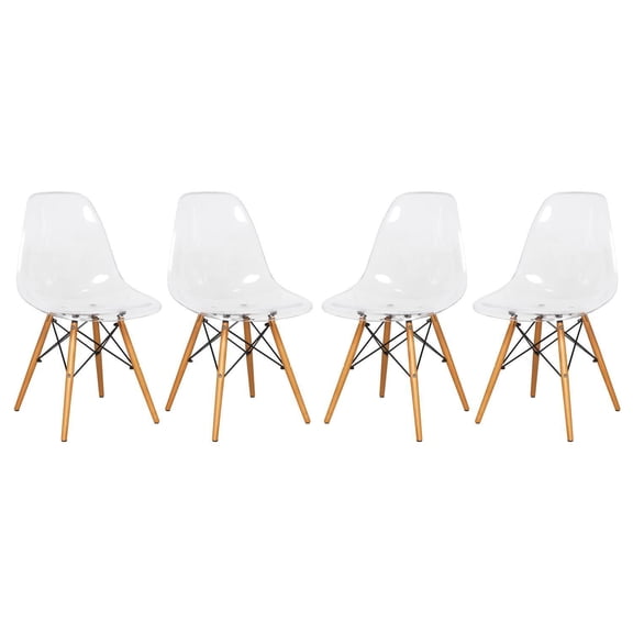 Maykoosh Classic Charm Molded Side Chair - Set of 4