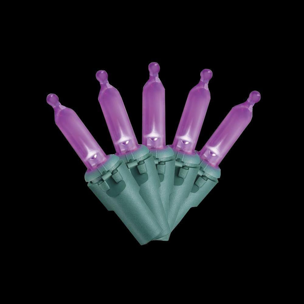 Home Accents Holiday 100Light Purple Mini LED Light Set TY100SMPUS
