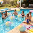 thumbnail image 3 of FENLEI 12 Pcs 26.5 Inch Pastel Inflatable Beach Balls, Macaron Color Summer Swimming Party Favors for Adults & Kids, 3 of 10