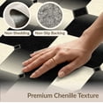 thumbnail image 6 of ODIKA 9'x12' Washable Area Rug Low Pile, Flatwoven, Checkered Tone Gradient Checkerboard Repeating Motif Entry Music for Great Room, Indoor Concept, Large Living, 6 of 7
