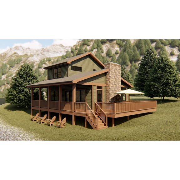 Advanced House Plans: Builder Ready Blueprints | Sundance 29546 | Cabin Plan