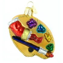 Old World Christmas Ornaments: Artist's Palette Glass Blown Ornaments for Christmas Tree