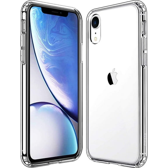 Compatible with iPhone Xr Case,Clear Anti-Scratch Shock Absorption Cases for 6.1 Inch (Black)