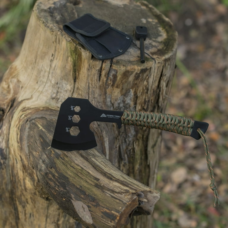 Ozark Trail Paracord Axe Hatchet with Fire Starter 3 Piece