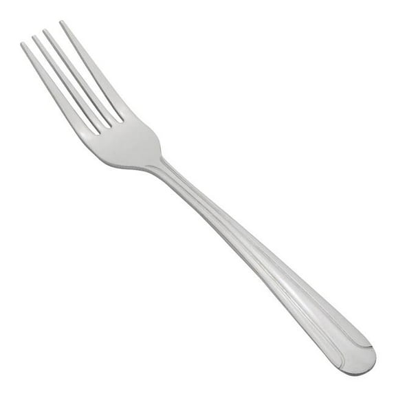 Winco 0014-05 12-Piece Dominion Heavy Weight Dinner Fork Set, 18-0 Stainless Steel