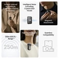 thumbnail image 4 of DJI Mic 2 Système de Microphone Sans Fil Compact pour Appareil Photo et Téléphone Intelligent, 4 of 8