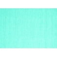 thumbnail image 1 of Ahgly Company Machine Washable Indoor Rectangle Solid Turquoise Blue Modern Area Rugs, 7' x 9', 1 of 4