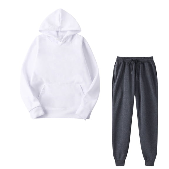 TAGOLD Womens Two Piece Outfits Sets,Women's Fashion Fall Winter Outfits Sports Tracksuits Long Sleeve Pullover Hoodies Pants Suit