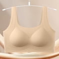 thumbnail image 3 of PNTUTB Women's Naked-Feel Seamless Bra,Lightweight Soft Breathable Wire-Free Zero-Constraint Tank Top Style Bra, 3 of 4