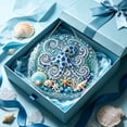 thumbnail image 2 of Clearance! 7.9" Ocean DIY 3D Beaded Kit, Ocean Diamond Art Suncatchers, Sun Catcher Window Hangings, DIY Pearl Diamond Art Kits for Adults, Octopus, 2 of 7