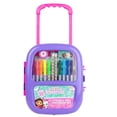 thumbnail image 3 of Innovative Designs Gabbys Dollhouse Color and Roll Activity Set with Carrying Case, Stickers, & Art Supplies, 3 of 5