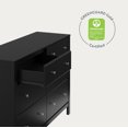thumbnail image 5 of Storkcraft Horizon 6 Drawer Nursery Double Dresser, Black, 5 of 12