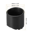 thumbnail image 2 of Unique Bargains 2.1'/52mm Ladder Non Slip Feet for Telescopic Folding Extension Ladder Protection, Black, 2 Pack, 2 of 5