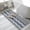 Gray, variant on Ombre Brown Washable Area Rugs for Living Room Bedroom, Large Non Slip Indoor Floor Carpet Absorbent Low Pile Modern Abstract Waves Morocco Striped Door Mat Rugs for Bathroom Entryway 47.2"x63"