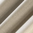 thumbnail image 3 of Sun Zero Tula Crosshatch 100% Blackout Grommet Curtain Panel, 40"W x 84"L, Taupe, 3 of 10