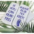 thumbnail image 2 of "If You Can Read This, Please Rub My Feet" Funny Cozy Cotton Socks for Men & Women, Mom & Dad, New Mom, Pregnant Women, Many Options Available, 2 of 3