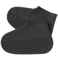 thumbnail image 2 of 1 par de protectores de zapatos impermeables de silicona, fundas duraderas para exteriores, talla M, color negro, 2 of 5
