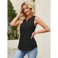 thumbnail image 5 of Sleeveless Shirts for Women Casual Summer V Neck Tank Tops Dressy Blouses Tunic 2026, 5 of 7
