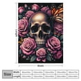 thumbnail image 4 of nygtbtfer Blanket Throw Pink Blanket Skull Blanket Flower Bones Animals Sofa Decor Twin Soft Bedroom Decor, 4 of 6