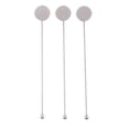 thumbnail image 2 of Agitadores de Bebidas Macarena Cocktail Swizzle Sticks Acero Inoxidable 6.8 Pulgadas Plata, 2 of 8