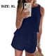 thumbnail image 2 of Monos mamelucos lisos y con estampado floral sin mangas y cuello halter para mujer, 2 of 6
