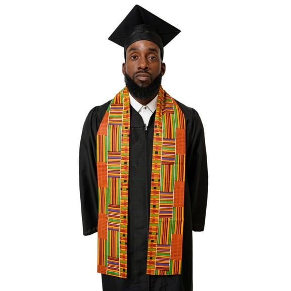 Kente African Print Graduation Stole/Sash