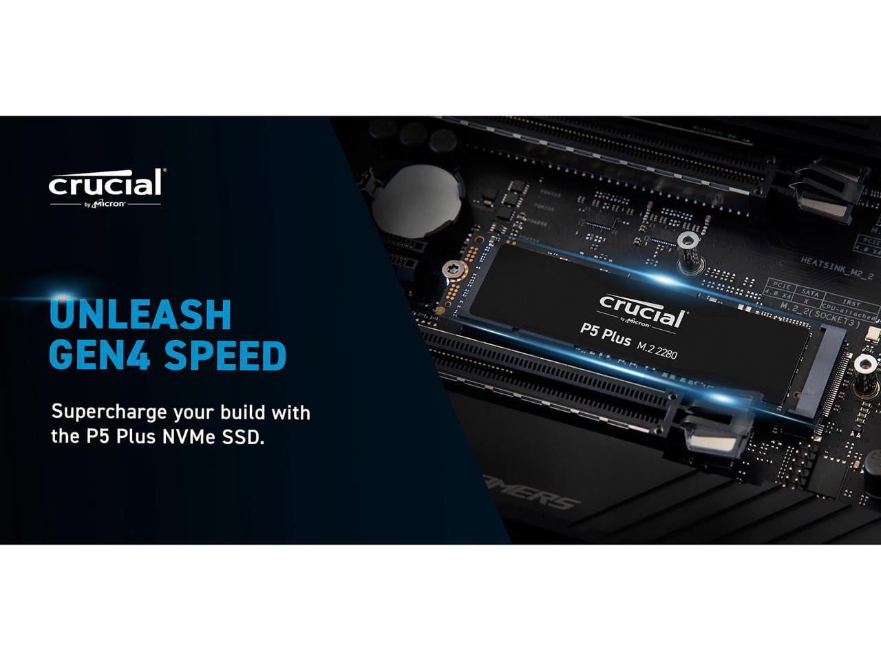 SSD] Crucial 2TB P5 Plus PCIe 4.0 SSD - $110.99 ($39.00 Coupon Applied in  Cart) : r/buildapcsales
