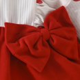 thumbnail image 6 of Piuwrlz Mesh Dress Sets for Schoolgirl Skirt and Long Sleeved Sweatershirt Set Bow-knot Printed Skirts Suits Red Size 9 Months, 6 of 7