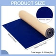 thumbnail image 3 of 15.7 x 118inch Dark Blue Self Adhesive Velvet Flocking Sheet Velvet Fabric Roll Drawer Liner 0.6mm Thickness, 3 of 9
