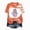 Orange, variant on TOWED22 Halloween Teacher Shirts for Women Cute Spooky Season T Shirt Funny Bow Ghost Graphic Tee Tops Short Sleeve Shirt(Orange,XXL)