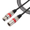 thumbnail image 2 of 10pcs DJ Cable 5.9ft 3 Pin DMX Wires Durable for Power/Headphone Amplifier Mixer, 2 of 6