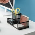 thumbnail image 3 of 6PCS/Set Metal Desk Organization Pen Holder Organizer Office Pencil Holders Multifunctional Storage Black Metal Mesh, 3 of 7
