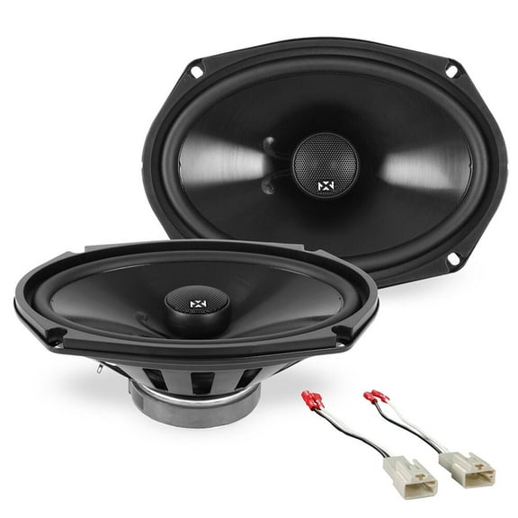 NVX Rear Deck 6" x 9" Coaxial Car Speaker Replacement Package for 2002-2006 Toyota Camry 900W Peak