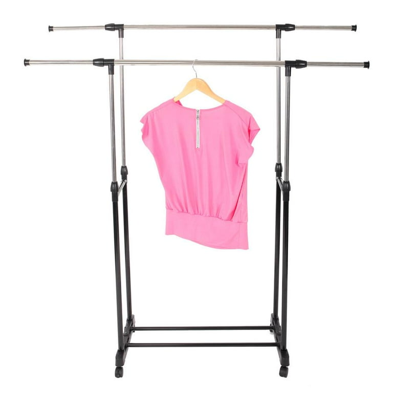 Double bar garment discount rack