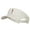 Stone, variant on Queen Guard London Embroidered Pro Style Cotton Washed Visor - Lemon Yellow OSFM