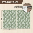 thumbnail image 2 of Kitchen Curtains (2 Pcs) Over Sink for Bathroom Window Cafe Basement Cortinas para Cocina Farmhouse Short Mini Curtain Saga Green Spring Plant Elegant Country Rustic Modern Cute - 26×36", 2 of 6