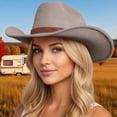 thumbnail image 1 of Classic Western Cowboy Hat For Stylish Everyday Wear Your Jazz Accessory With Distinctive Brim Design, 1 of 4
