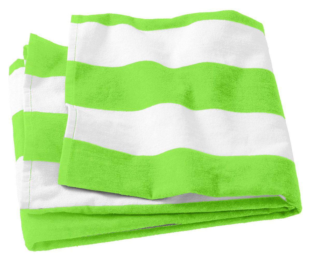 Port Authority New 100 Cotton Fade Resistant Cabana Stripe Beach Towel