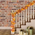 thumbnail image 6 of Morttic 2 Pack 5.9 feet Fall Maple Garland Artificial Fall Foliage Garland Colorful Autumn Decor for Home Garden Thanksgiving Wedding Party, 6 of 14