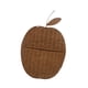 thumbnail image 4 of Cesta tejida para puerta de entrada, cesta tejida colgante, flores para puerta, dormitorio, entrada manzana, 4 of 9