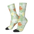 thumbnail image 1 of Fotbe Tropical Flowers Calcetas Largas con Estampado para Hombre y Mujer – Calcetas de Compresión Transpirables y Elásticas, Viajar y Uso Diario Talla 5-11, 1 of 6