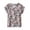 A-Blue, variant on Wxolcjlv Women's T Shirt Floral Print Tee Short Sleeve Chiffon Casual Basic Layering Tops,Beige,L