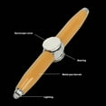 thumbnail image 3 of Fidget Pen with LED Light,Ballpoint Pen for Stress Relief, Anxiety, ConcentrationPen Rotating Spin Pen with Gyroscope, Metal Material, for Students, Office, 3 of 7