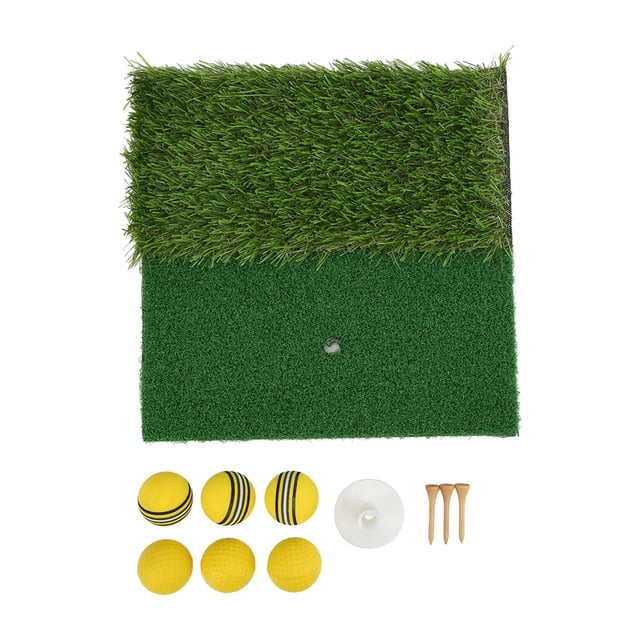 Golf Practice Mat,Hitting Mat Dual Grass Golf Grass Mat Hitting Mat Meticulously Designed
